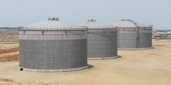 Beschichtung von Kraftstofftanks in Angola