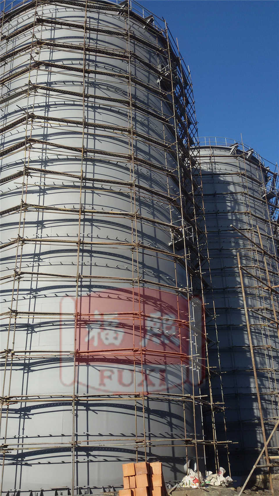 Antikorrosion Bau eines anaeroben Tanks in der russischen Papierfabrik